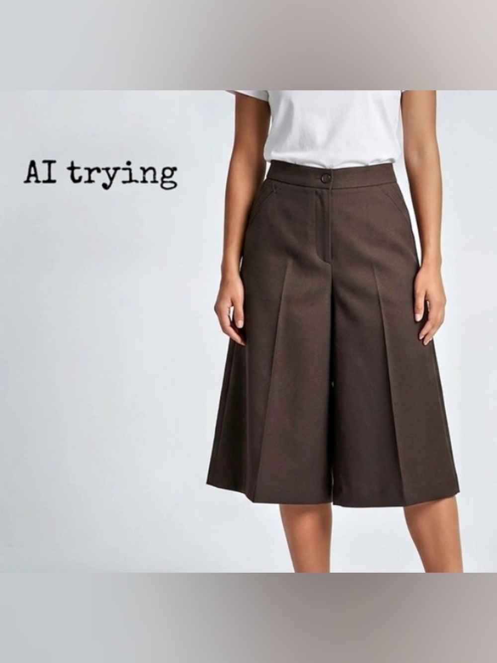70s Vintage Gauchos Dark Brown M